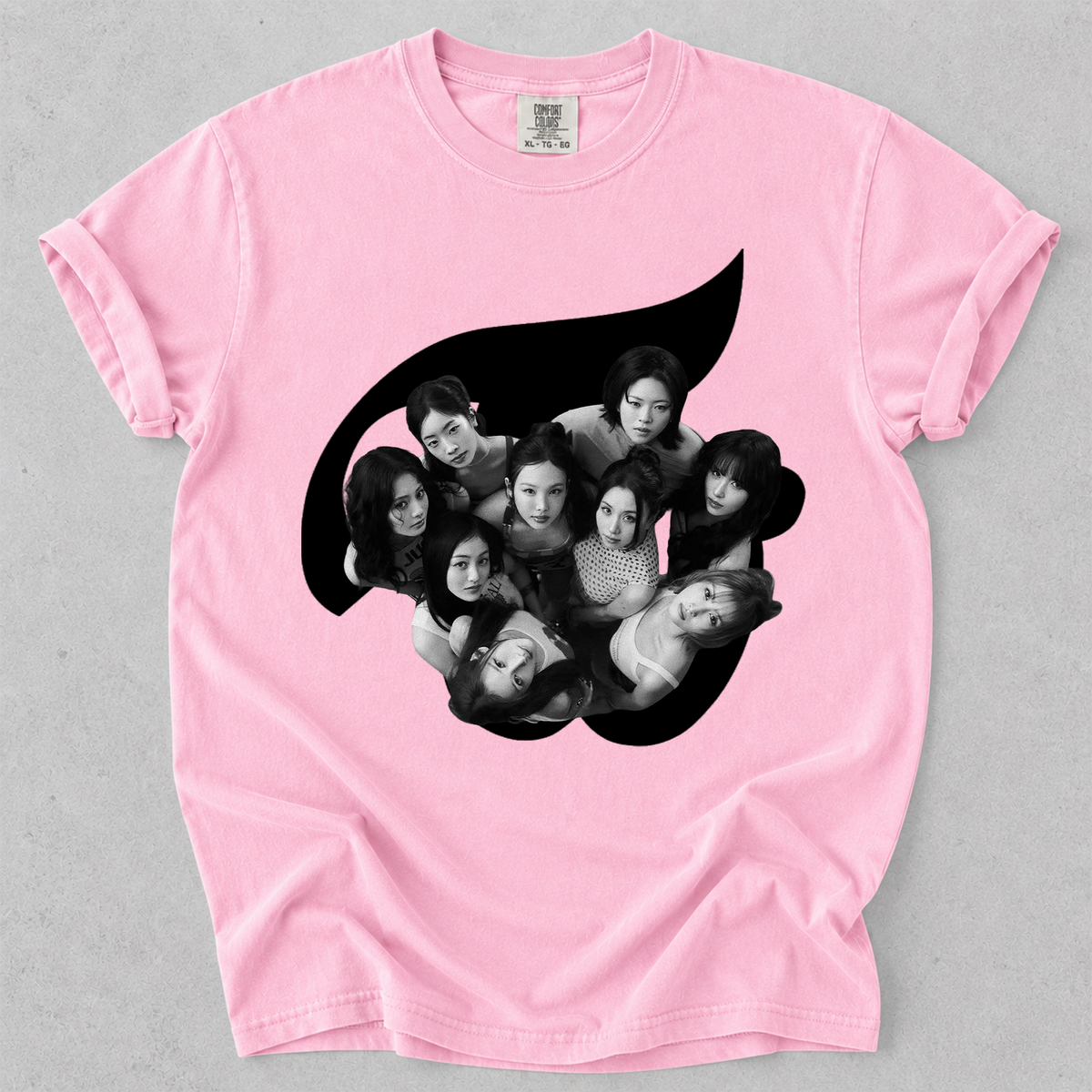 TWICE Kpop Fan Shirt Group Graphic Comfort Colors Tee