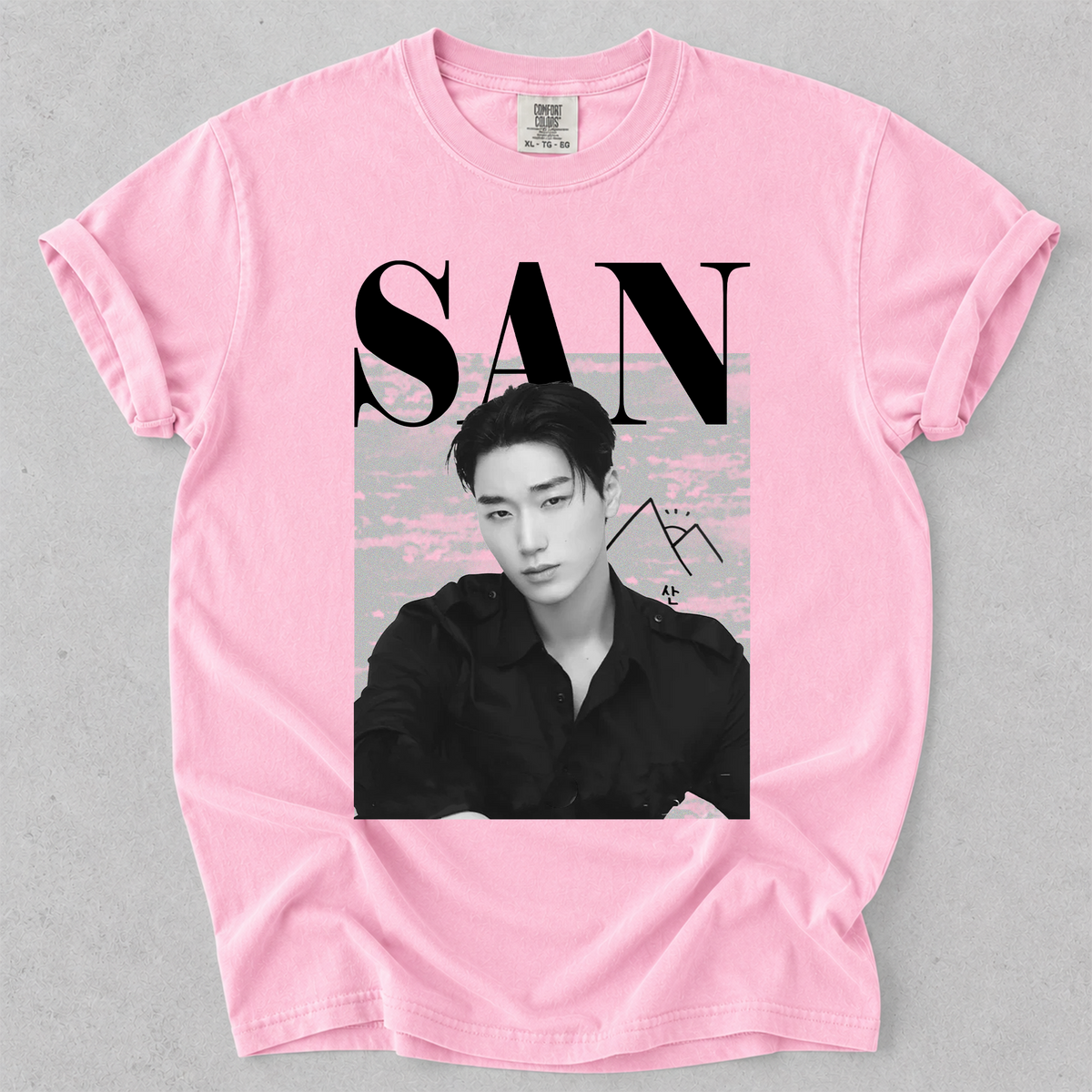 SAN Kpop Fan Shirt Vintage Portrait Comfort Colors Tee