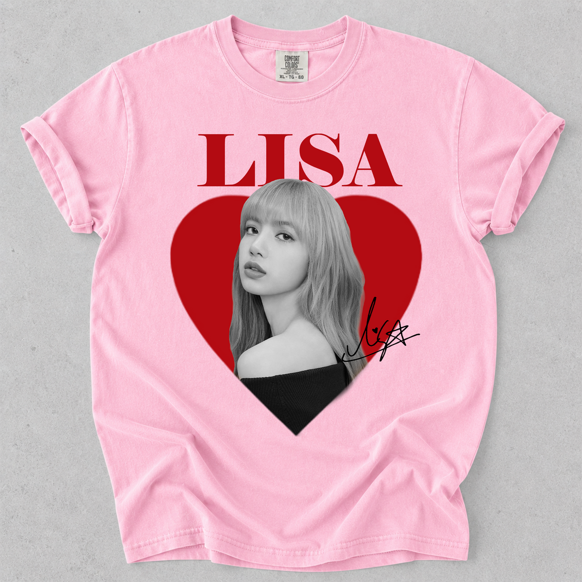 Lisa Blackpink Fan Tee Vintage Portrait Comfort Colors Shirt
