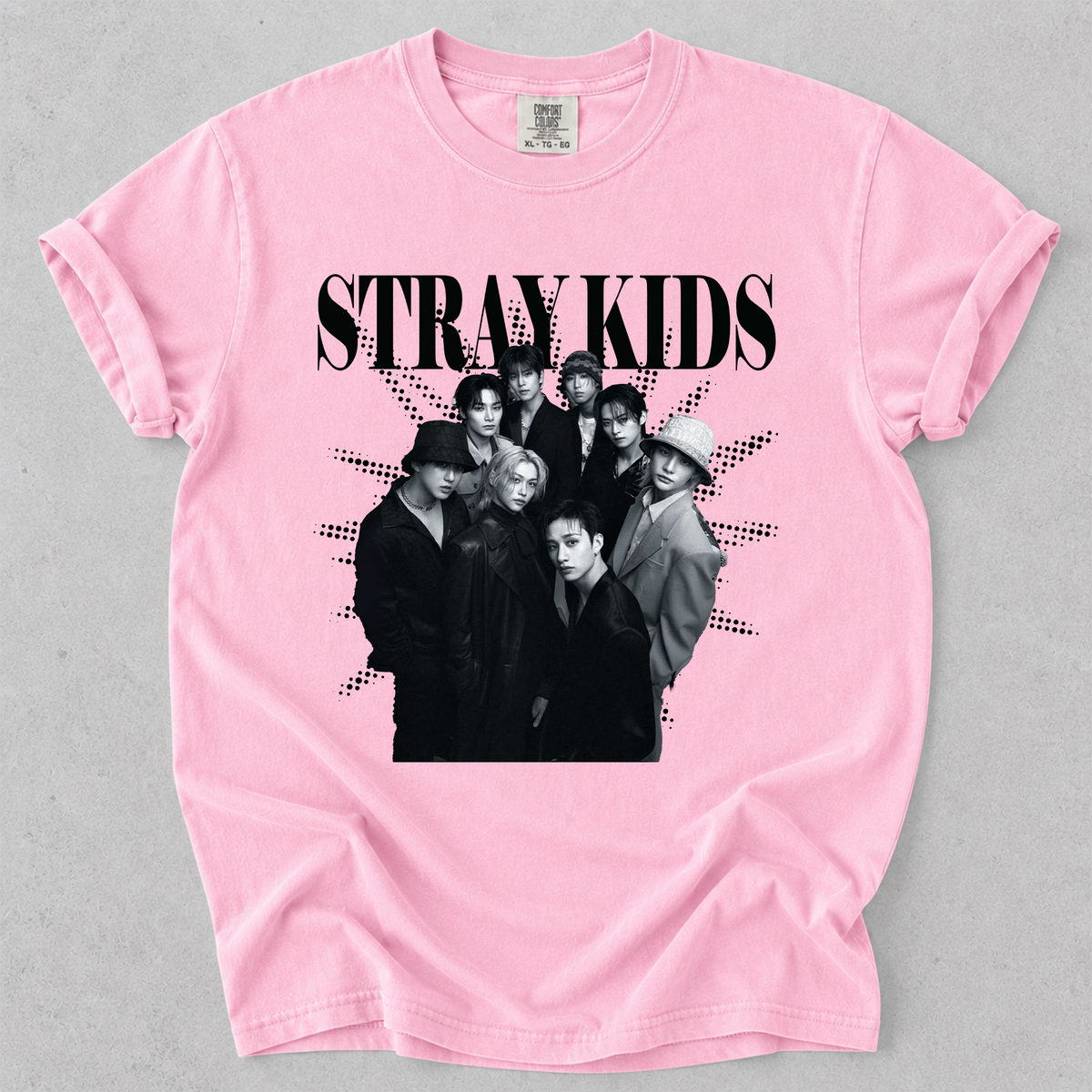 STRAY KIDS Kpop Fan Shirt Group Graphic Comfort Colors Tee