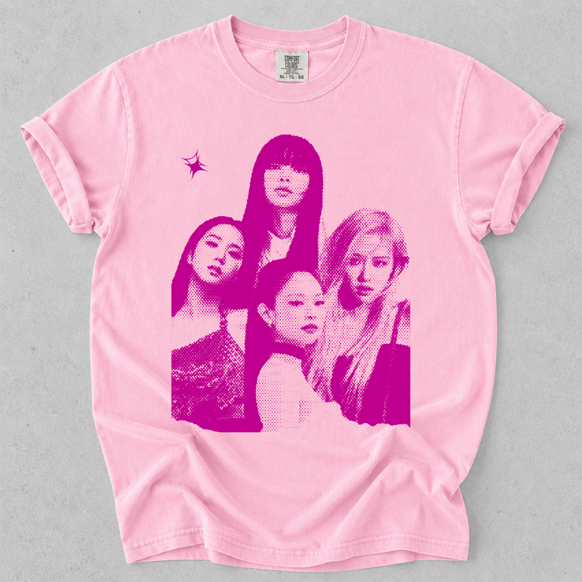 BLACKPINK Blink Graphic Comfort Colors T-Shirt Kpop Fan Tee