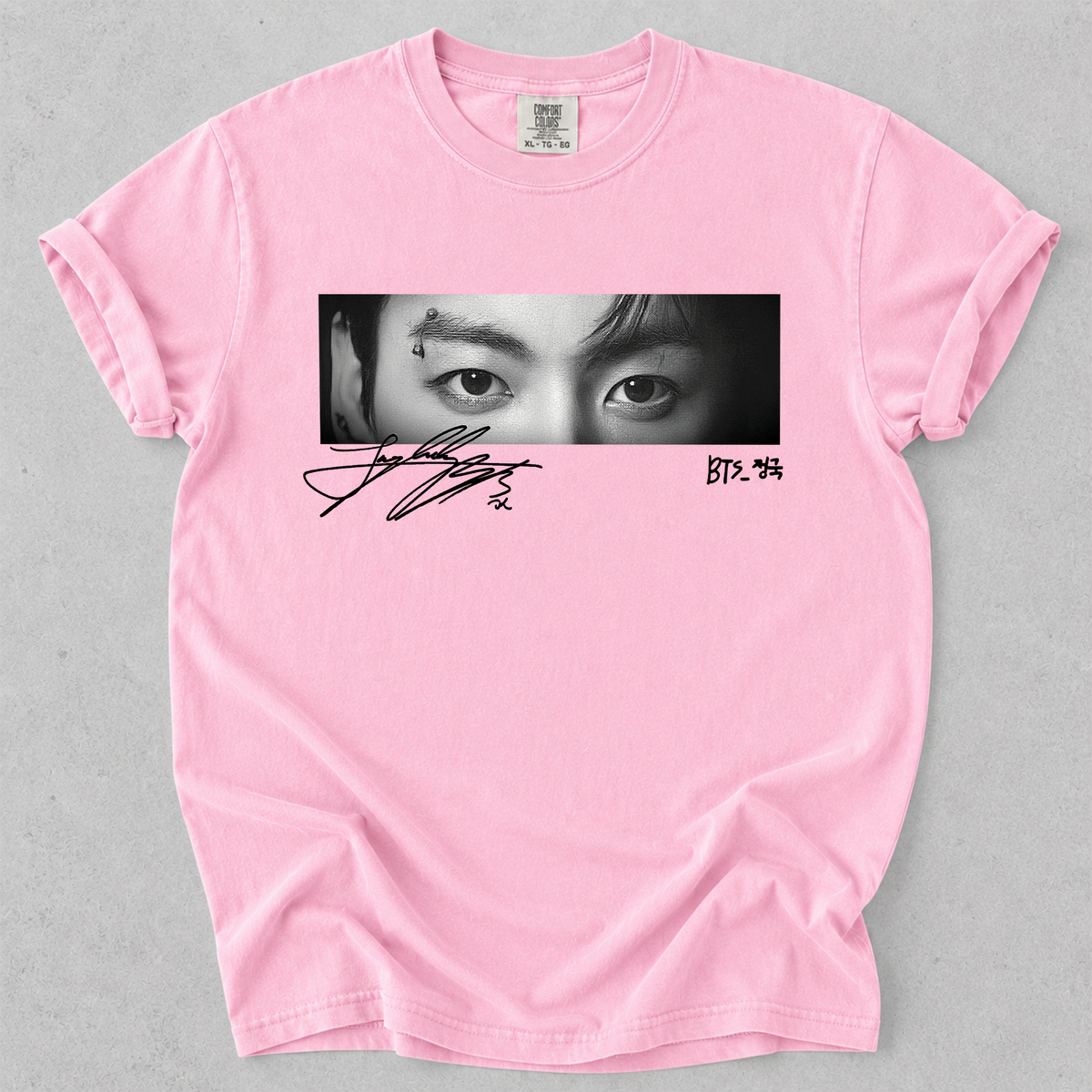 Jungkook Eyes BTS Crewneck T-Shirt Gift For Fan