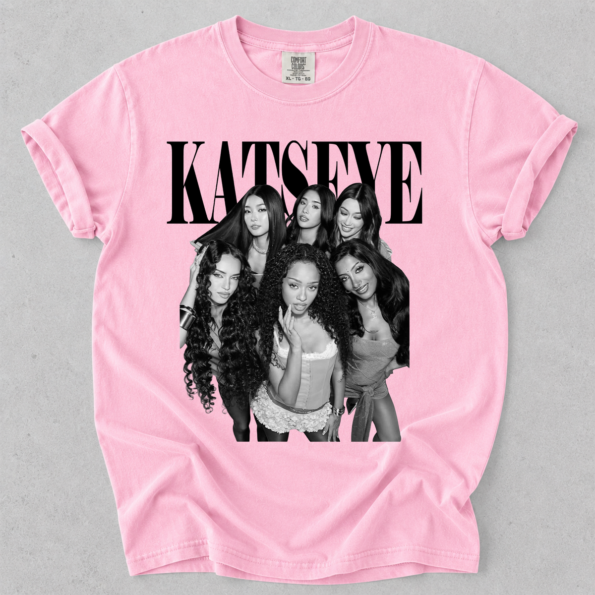 KATSEYE Group Graphic Tee Kpop Comfort Colors Shirt