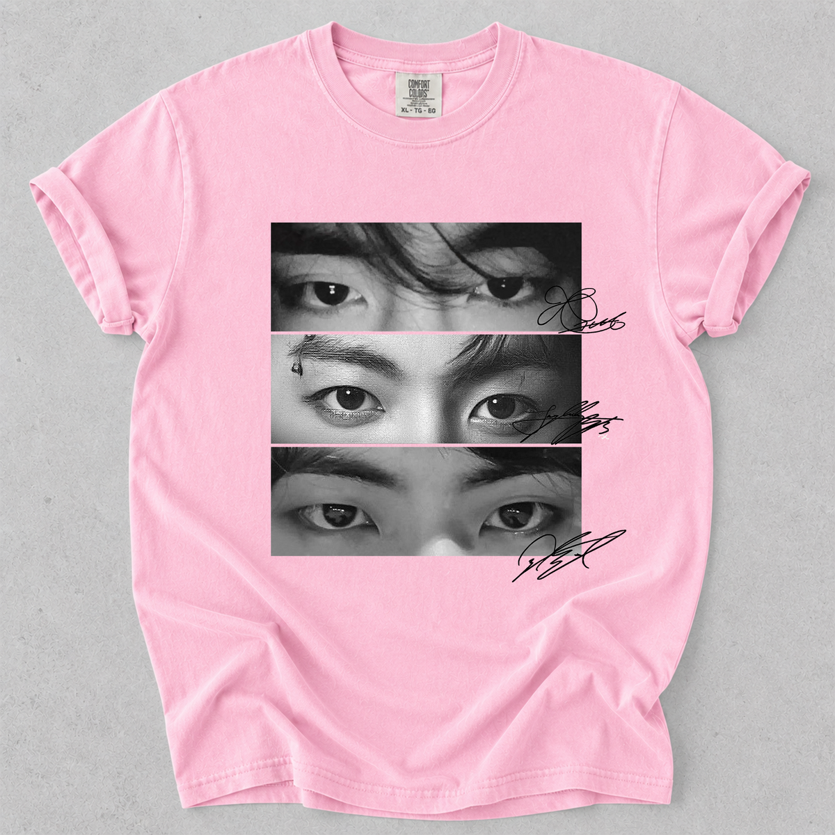 BTS Eyes Tee – Taehyung, Jungkook & Jin Shirt