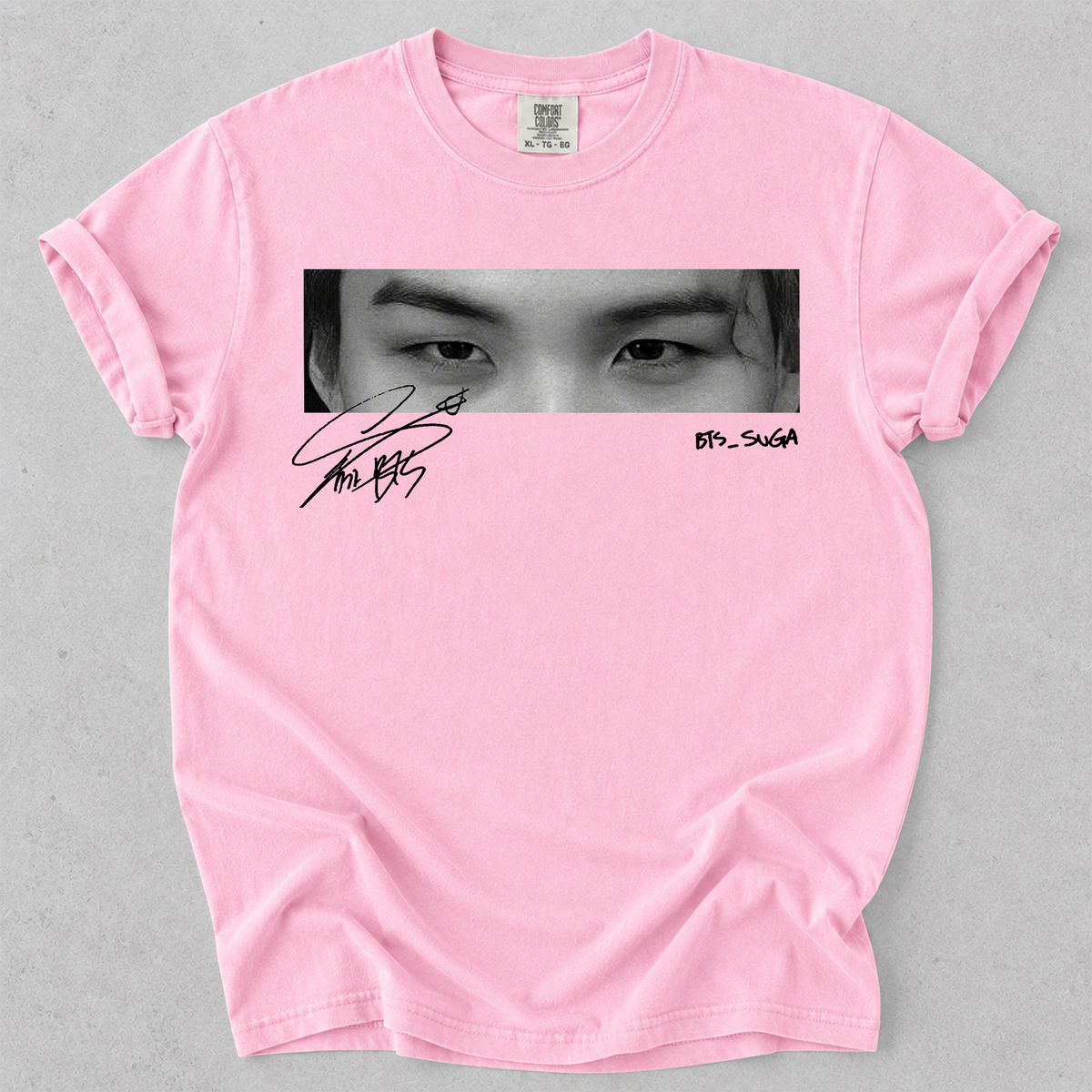Suga Eyes BTS World Tour Graphic T-Shirt