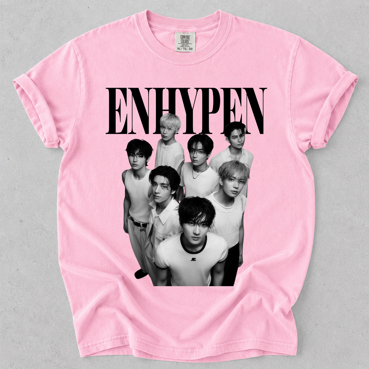 ENHYPEN Vintage Graphic Tee Comfort Colors Kpop Fan Tee