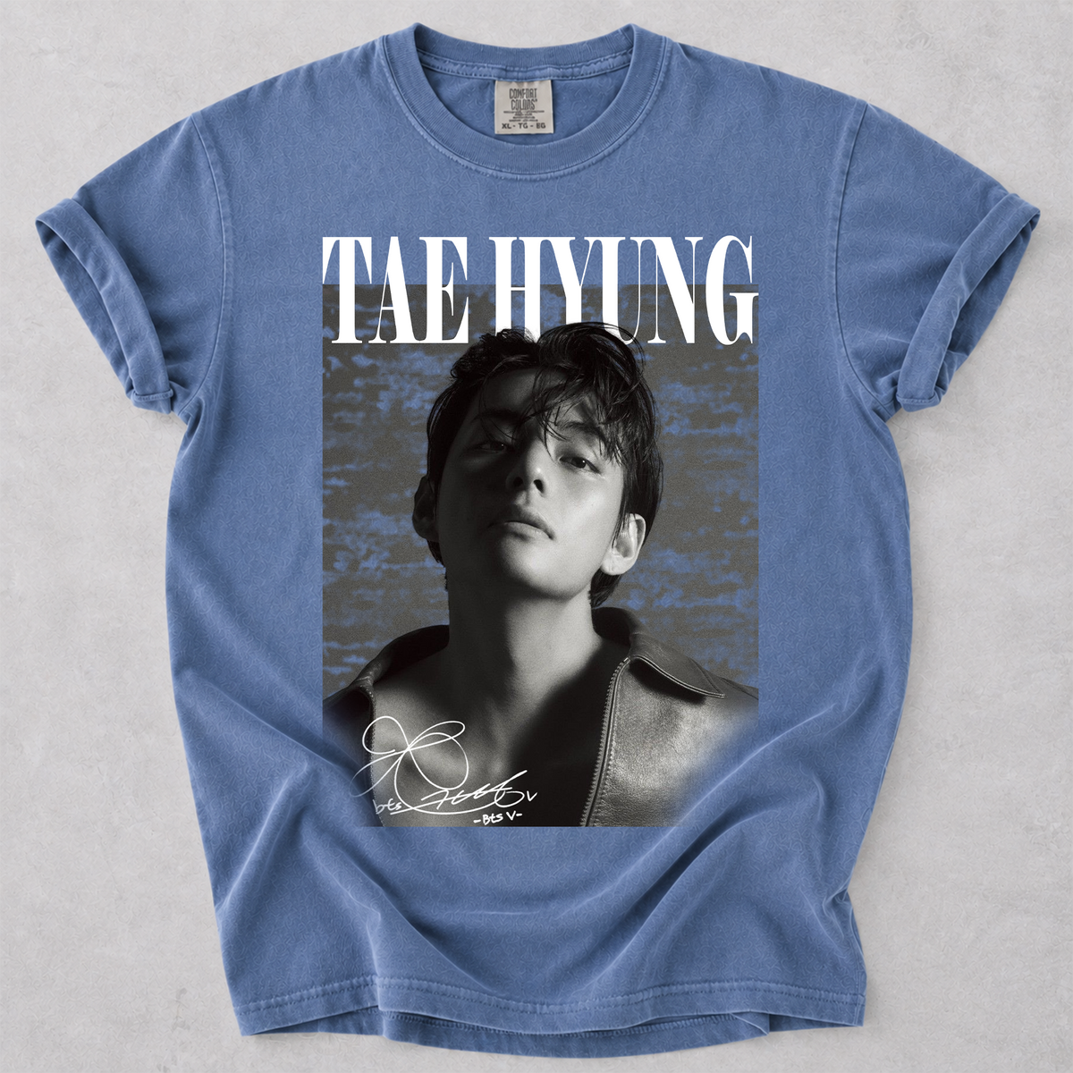 Comfort Colors V Taehyung BTS Vintage Graphic Tee