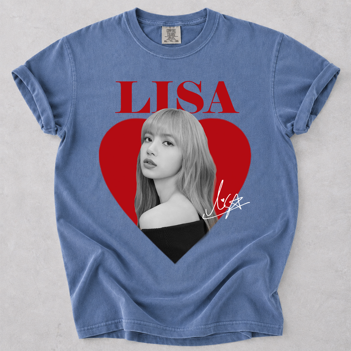 Lisa Blackpink Fan Tee Vintage Portrait Comfort Colors Shirt