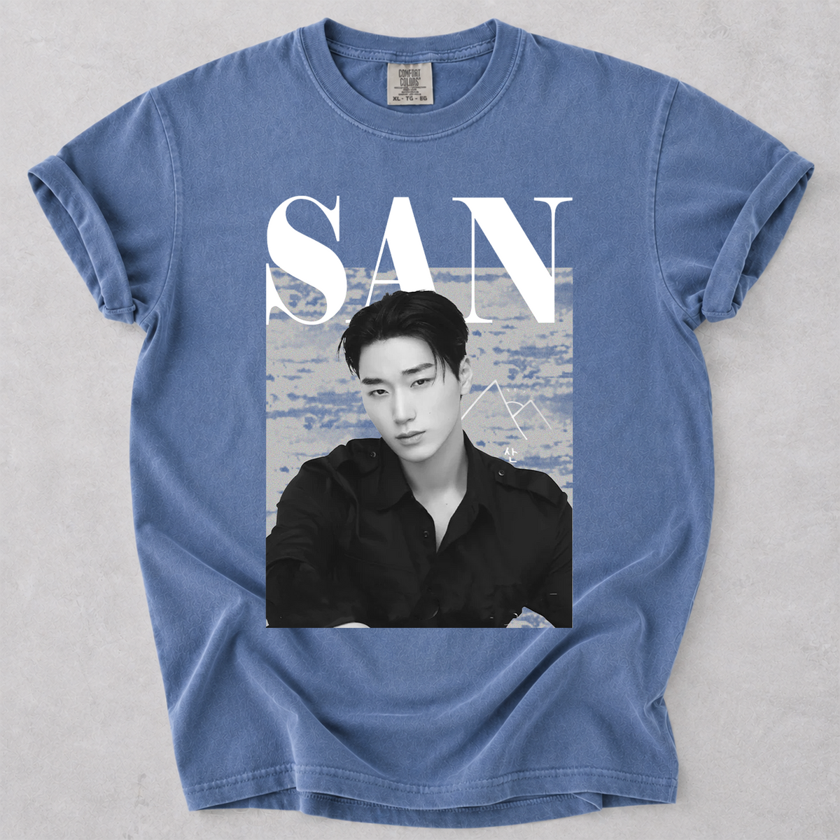 SAN Kpop Fan Shirt Vintage Portrait Comfort Colors Tee