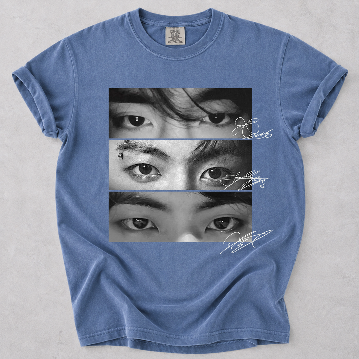 BTS Eyes Tee – Taehyung, Jungkook & Jin Shirt