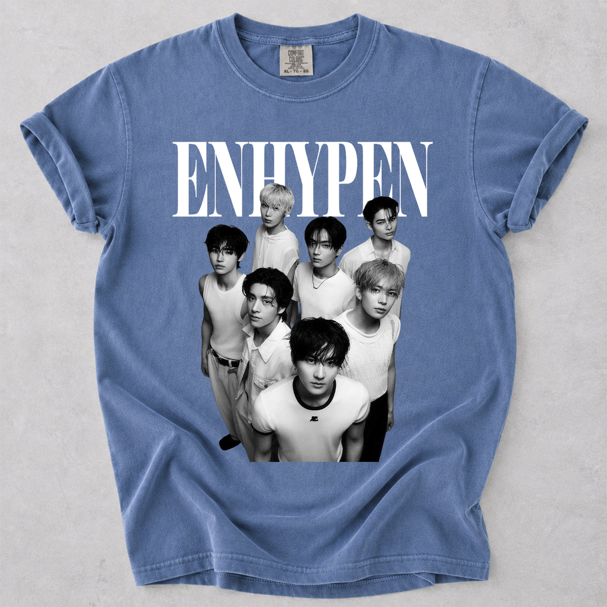 ENHYPEN Vintage Graphic Tee Comfort Colors Kpop Fan Tee