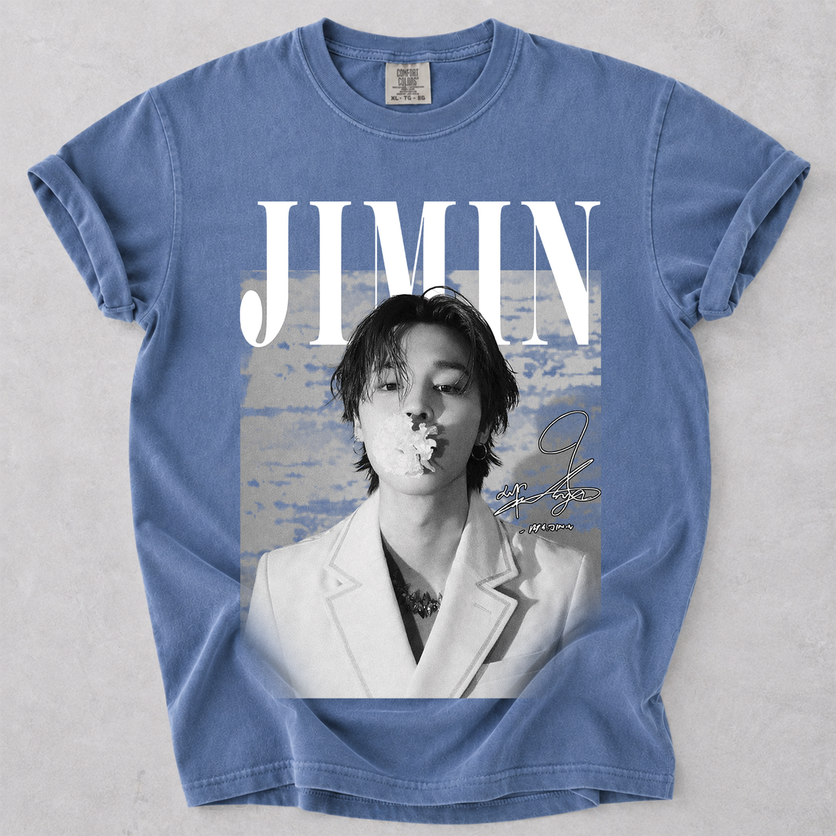 Comfort Colors Vintage Jimin Retro 90s K-Pop Shirt