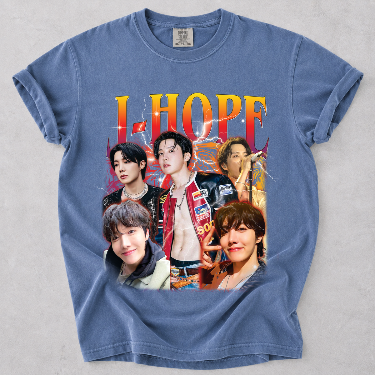 J-Hope BTS Bangtan World Tour Bootleg 90s Comfort Color Shirt