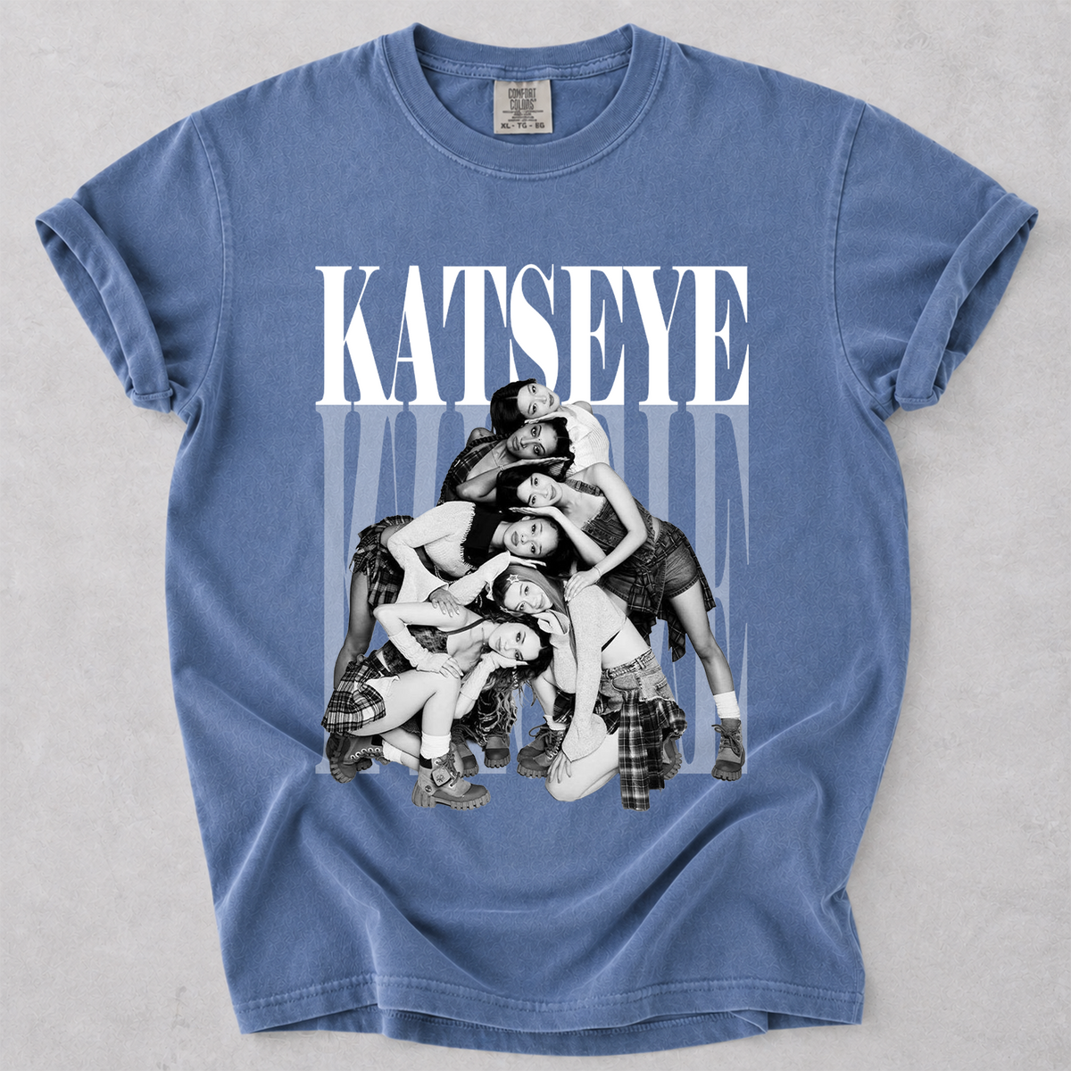 KATSEYE Vintage Photo Tee Kpop Comfort Colors Shirt
