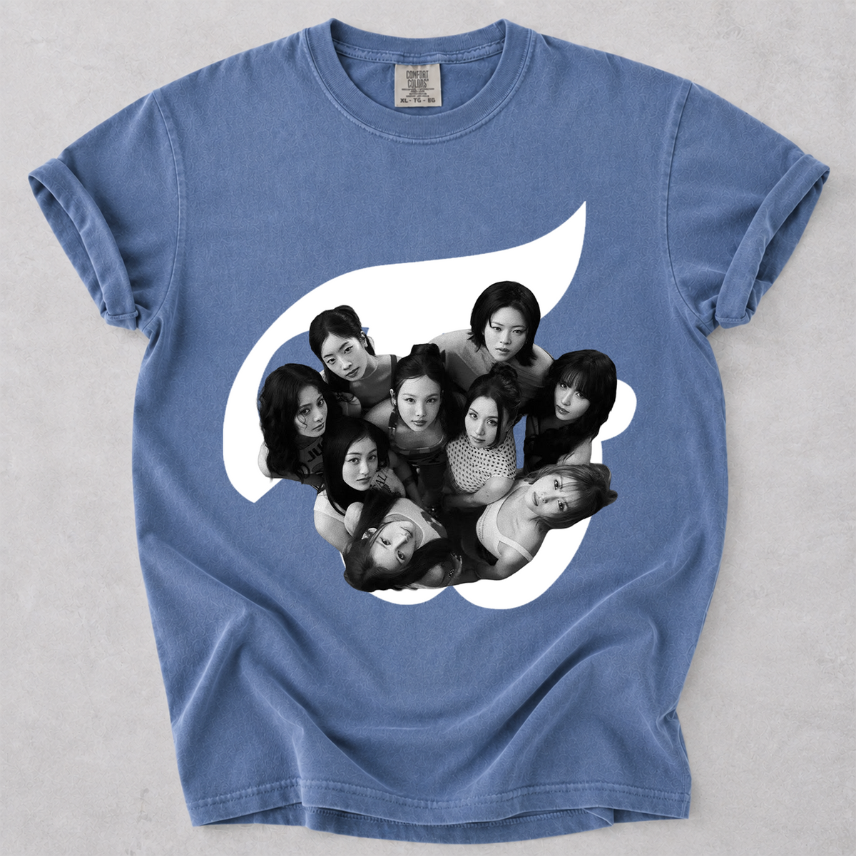 TWICE Kpop Fan Shirt Group Graphic Comfort Colors Tee