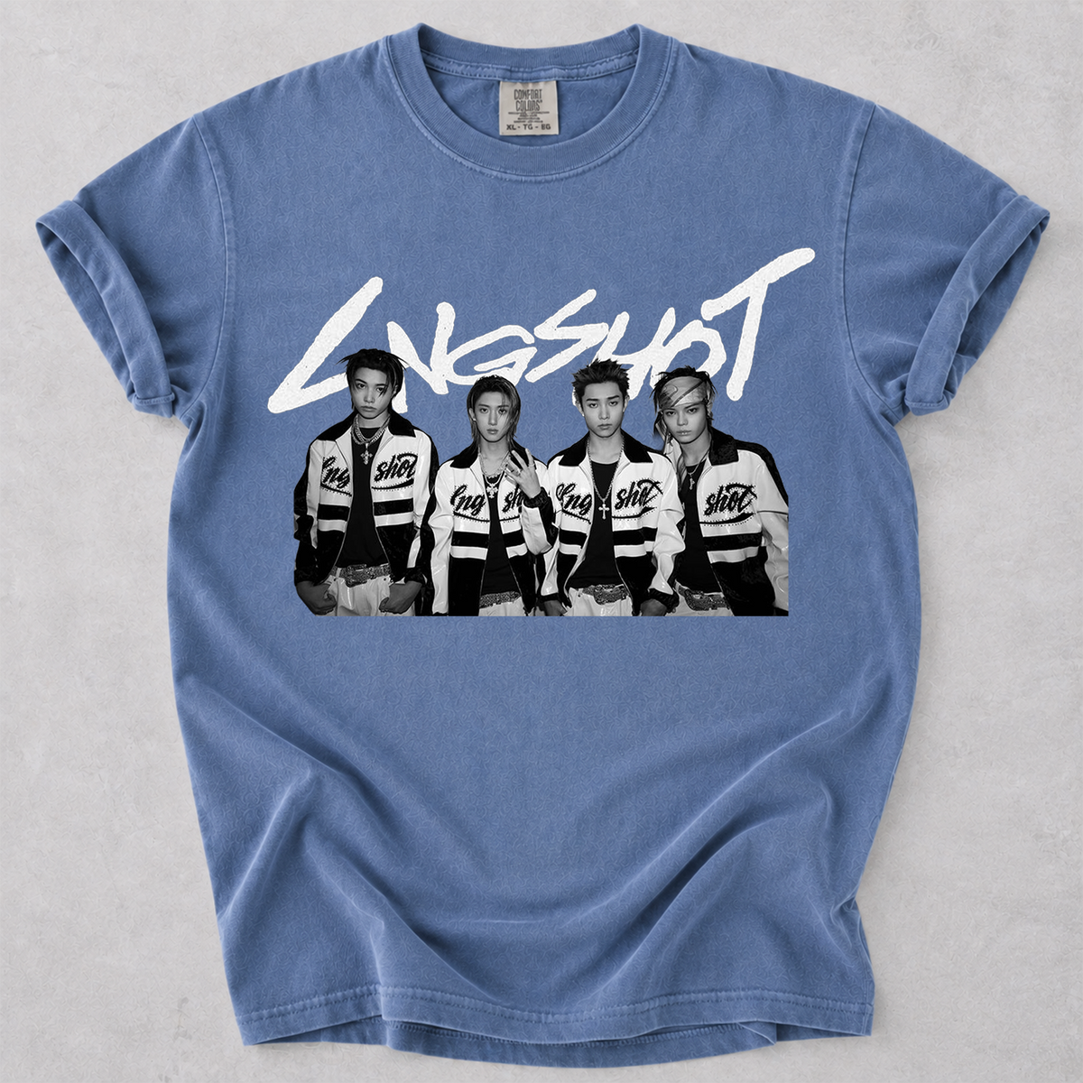 LNGSHOT Kpop Fan Shirt Vintage Group Photo Comfort Colors Tee