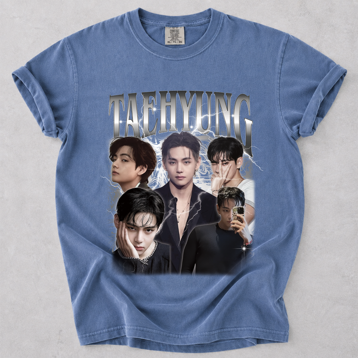 Kpop Bangtan Taehyung Bootleg 90s Comfort Color Shirt