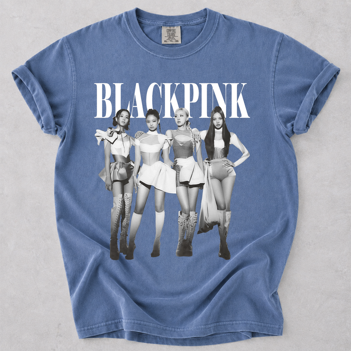 BLACKPINK Vintage Graphic Comfort Colors T-Shirt Kpop Fan Tee