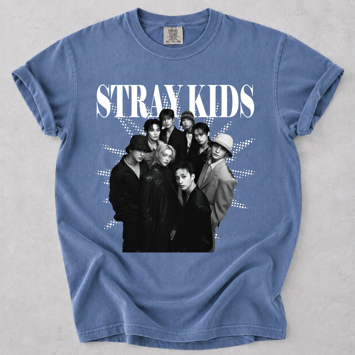 STRAY KIDS Kpop Fan Shirt Group Graphic Comfort Colors Tee