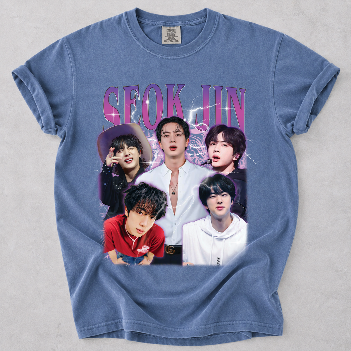 Vintage Bangtan Seok Jin Bootleg 90s T-Shirt