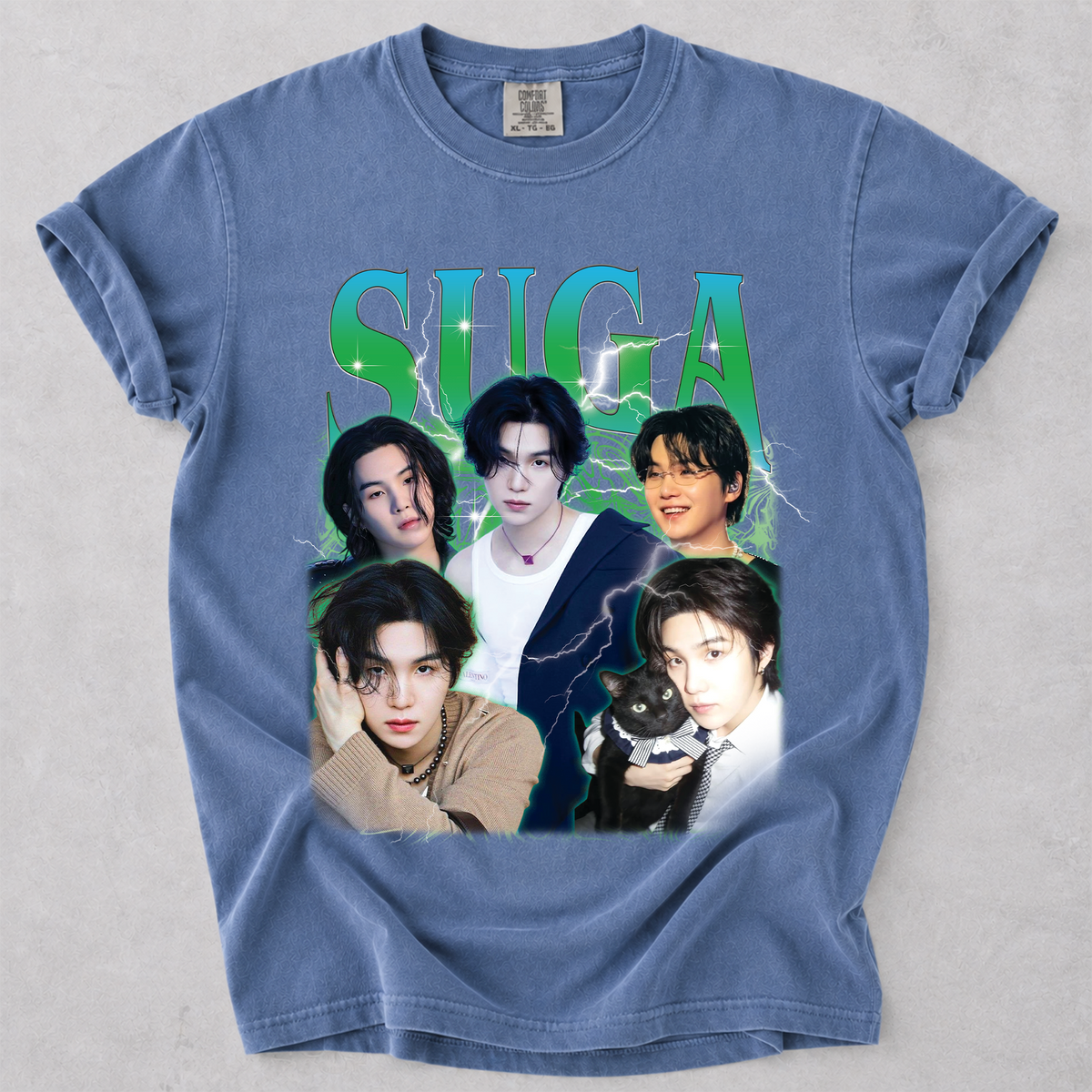 Bts Bangtan Yoongi Suga August D 90s Vintage Bootleg Shirt Gift For ARMY