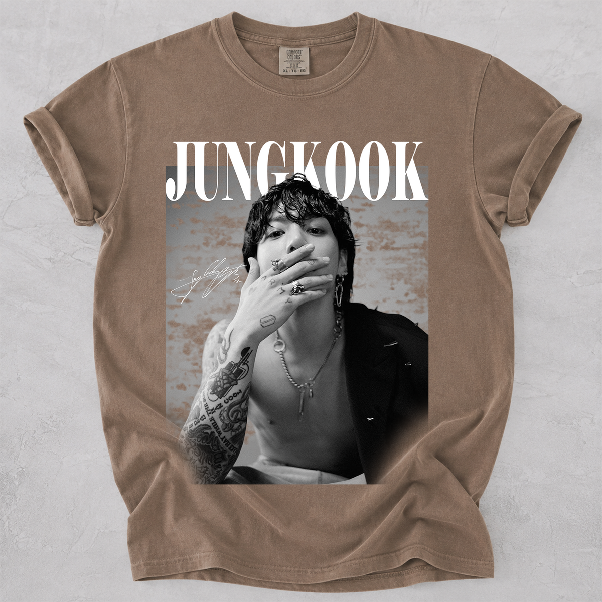 Jungkook BTS Graphic Tee Unisex Oversized Tops