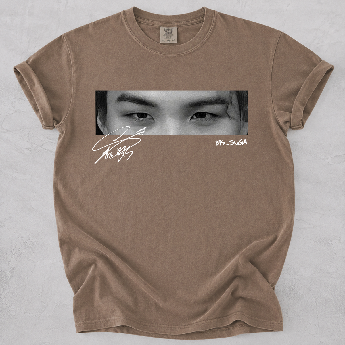 Suga Eyes BTS World Tour Graphic T-Shirt