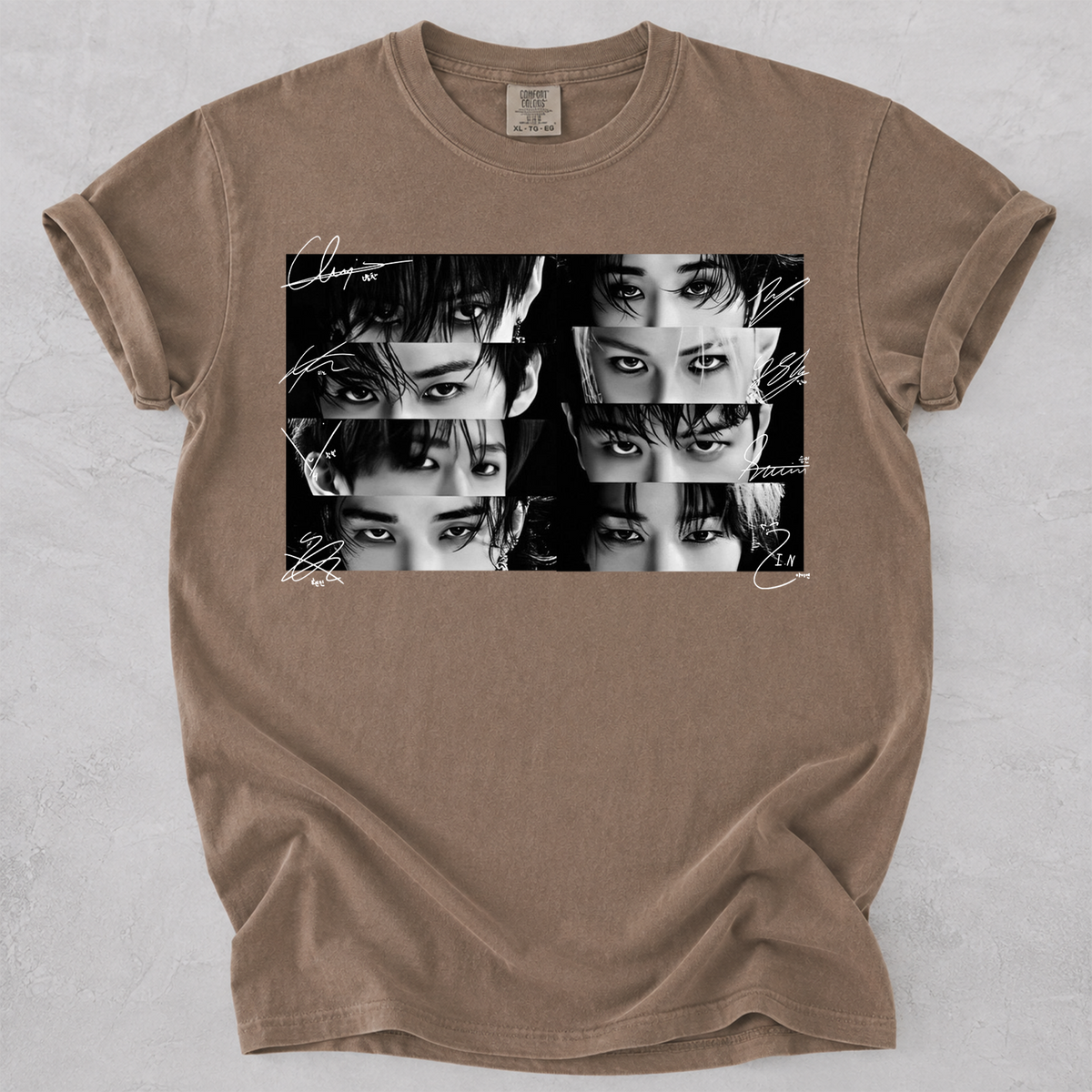 STRAY KIDS Eyes with Signature Kpop Graphic Tee Vintage Group Fan Shirt