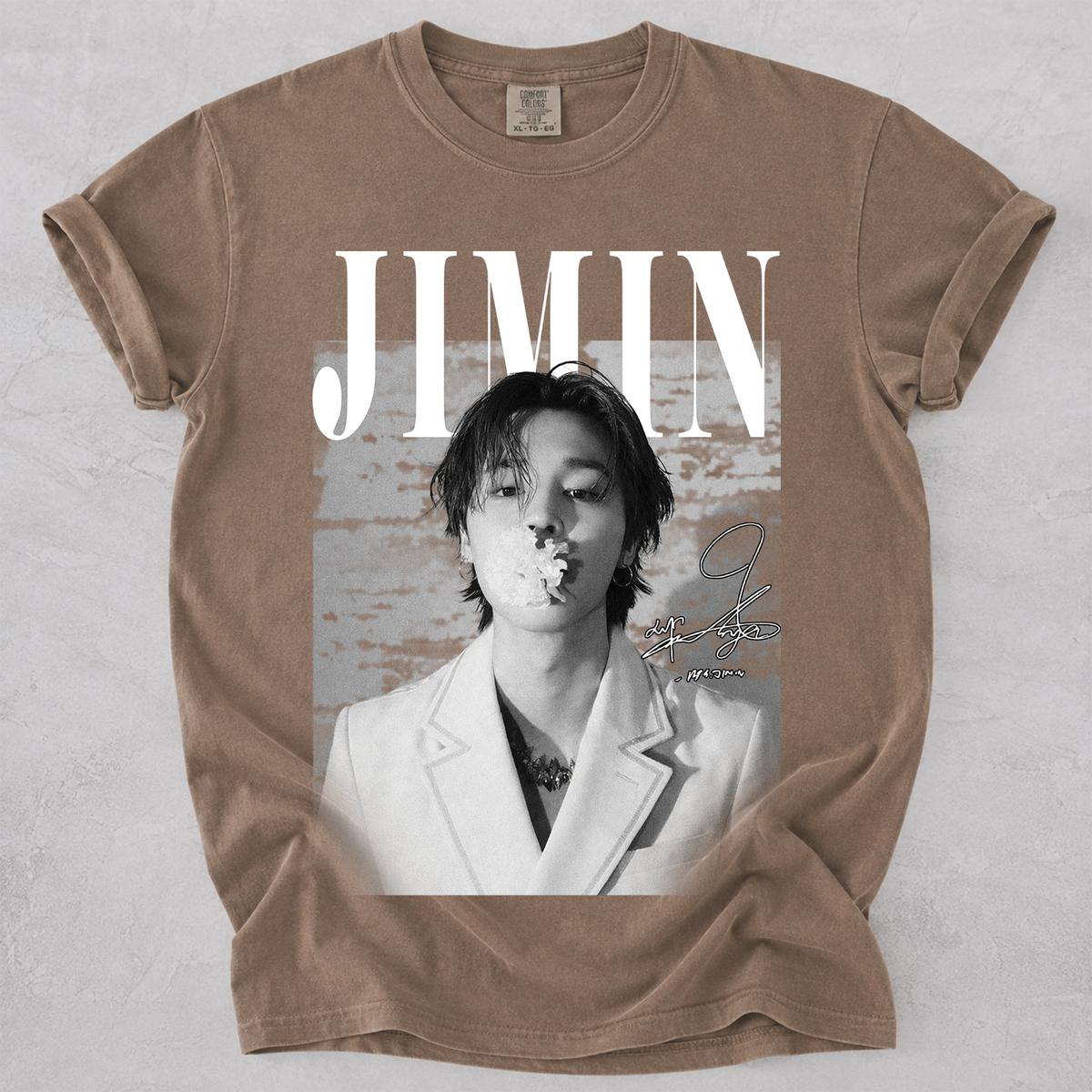 Comfort Colors Vintage Jimin Retro 90s K-Pop Shirt
