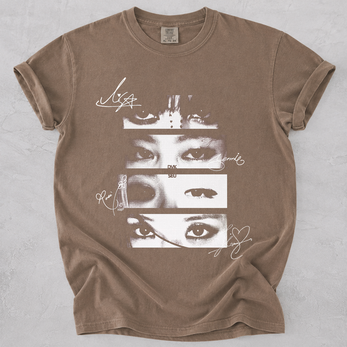 Kpop BLACKPINK Eyes Graphic Comfort Colors T-Shirt