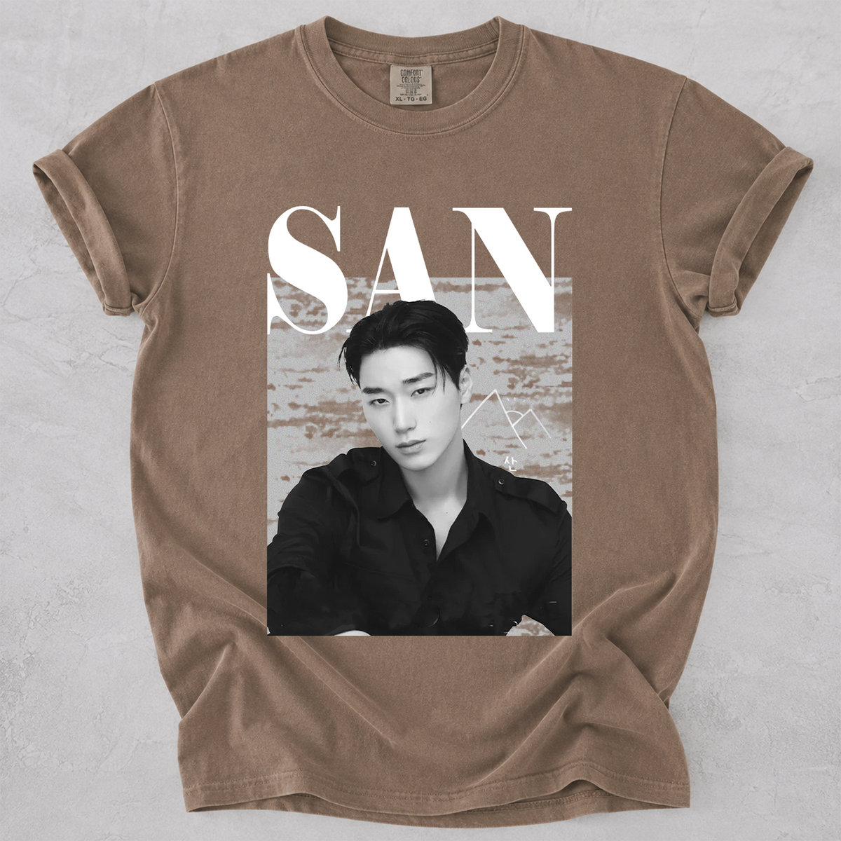 SAN Kpop Fan Shirt Vintage Portrait Comfort Colors Tee
