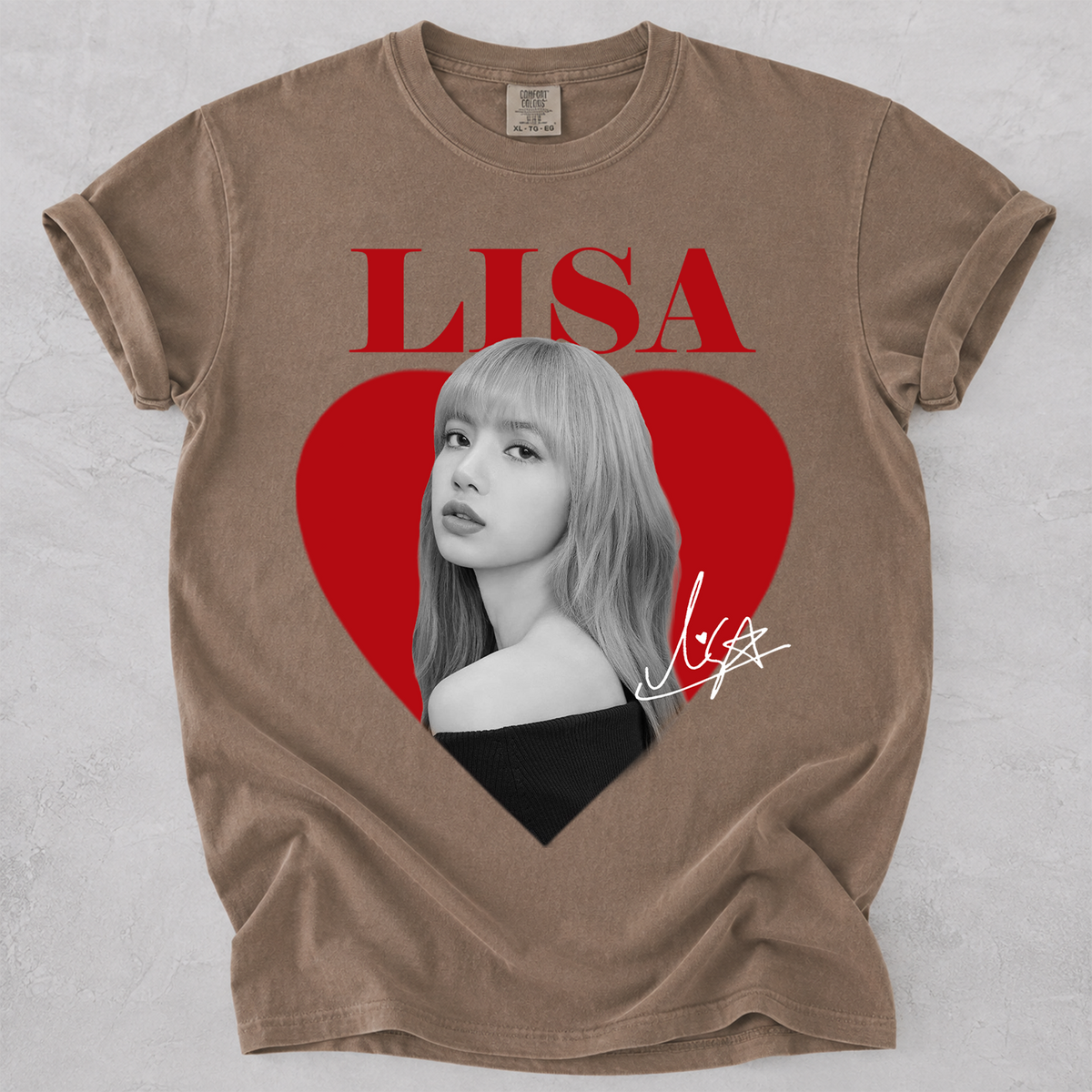 Lisa Blackpink Fan Tee Vintage Portrait Comfort Colors Shirt