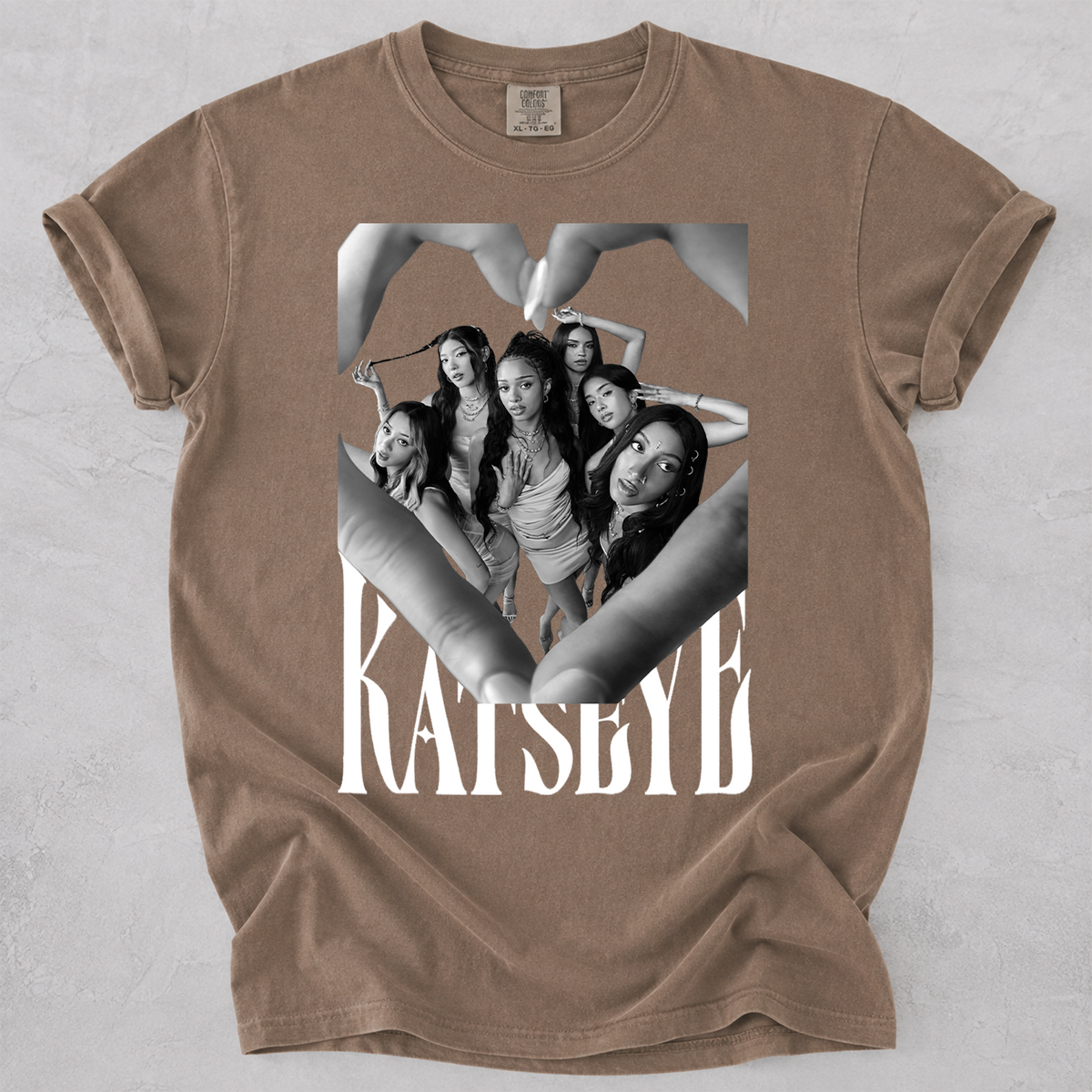KATSEYE Fan Graphic Tee Group Portrait Comfort Colors Shirt