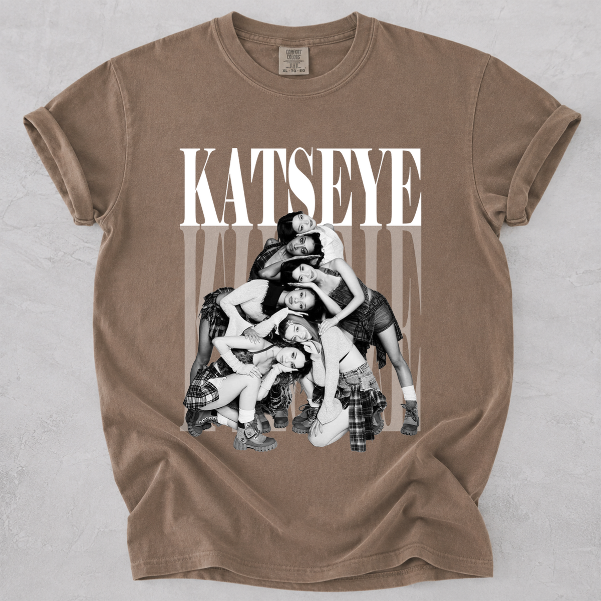 KATSEYE Vintage Photo Tee Kpop Comfort Colors Shirt