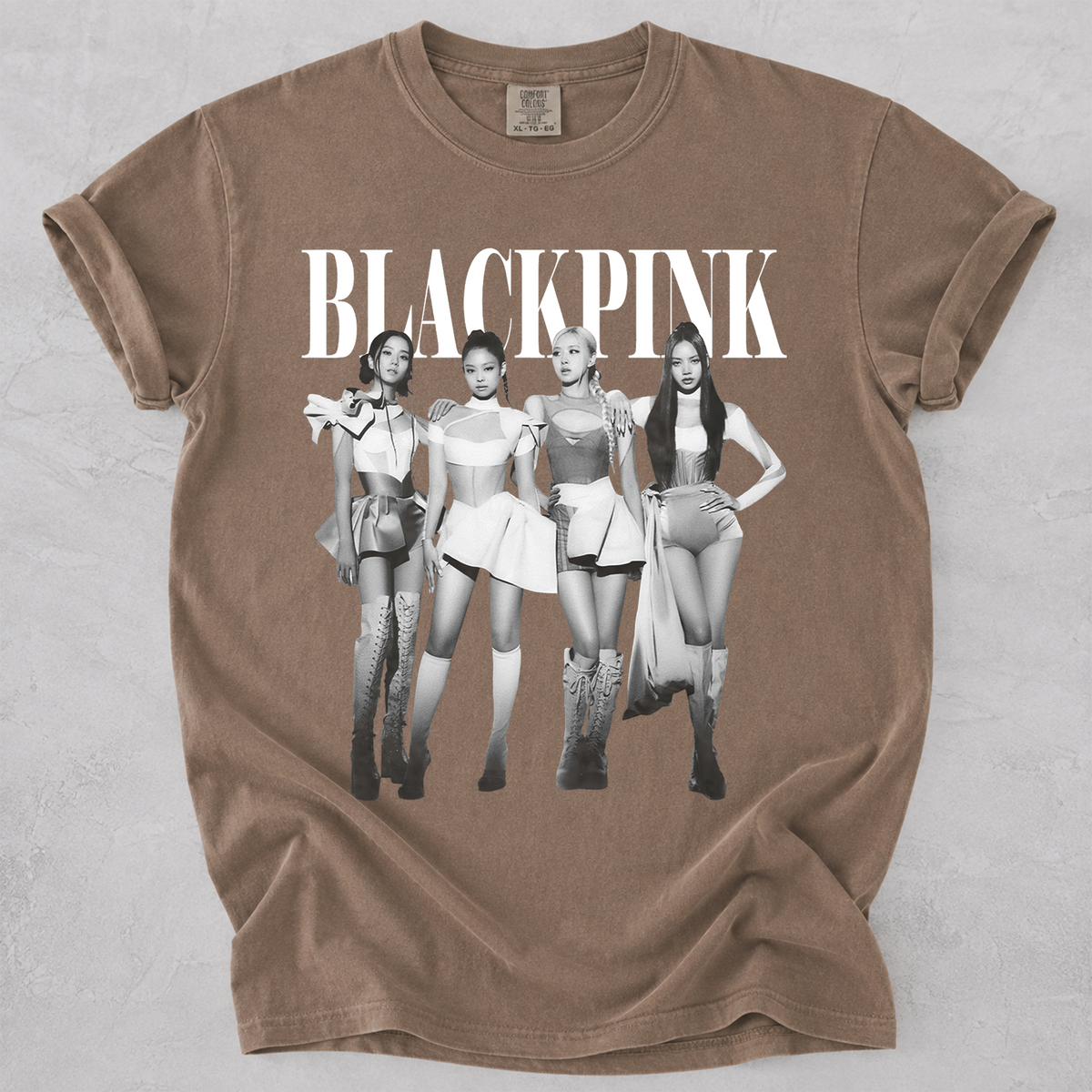 BLACKPINK Vintage Graphic Comfort Colors T-Shirt Kpop Fan Tee
