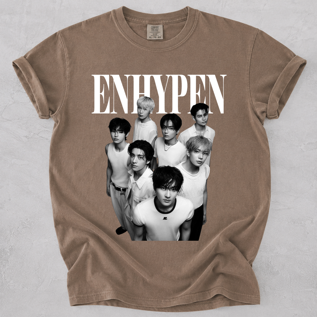 ENHYPEN Vintage Graphic Tee Comfort Colors Kpop Fan Tee