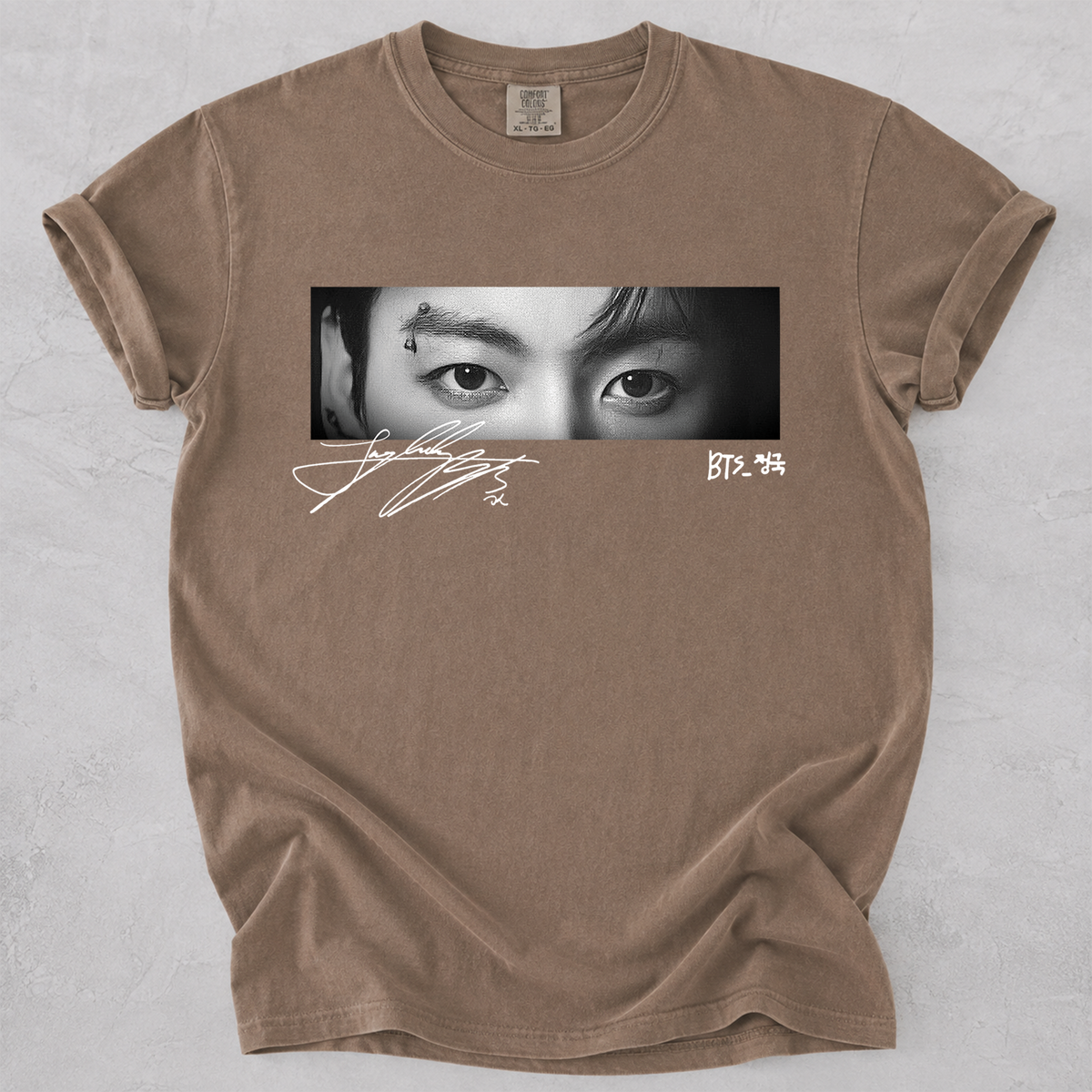 Jungkook Eyes BTS Crewneck T-Shirt Gift For Fan