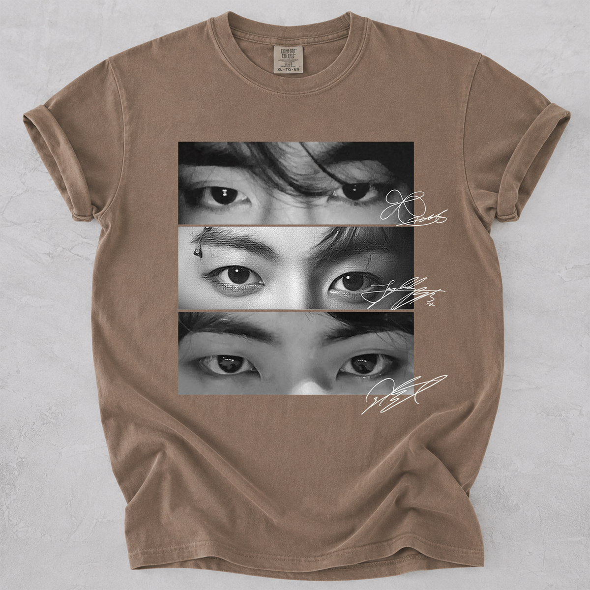 BTS Eyes Tee – Taehyung, Jungkook & Jin Shirt
