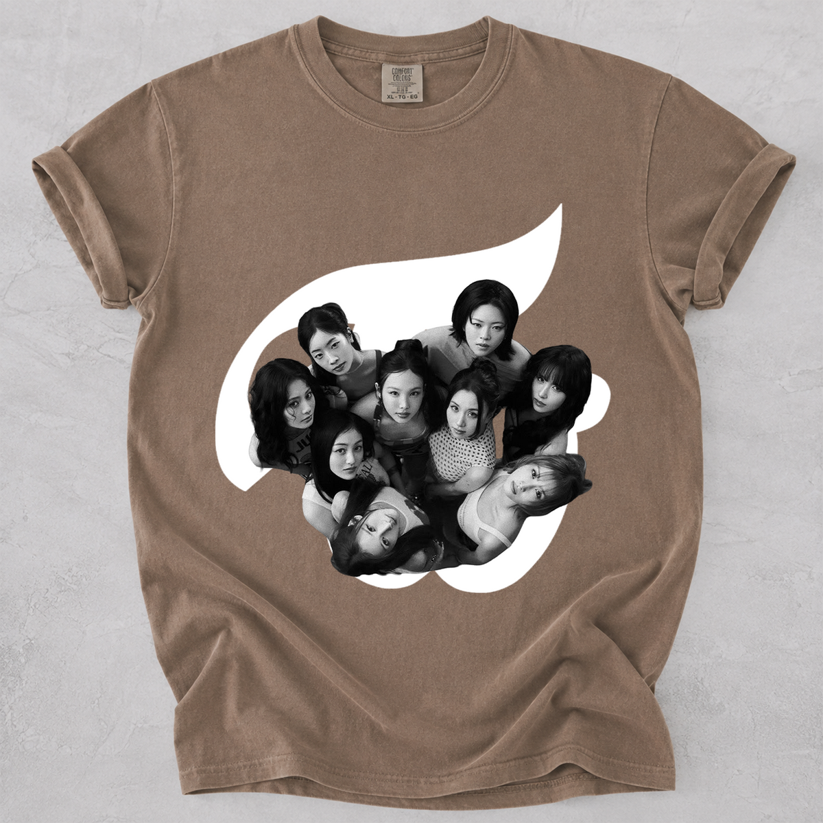 TWICE Kpop Fan Shirt Group Graphic Comfort Colors Tee