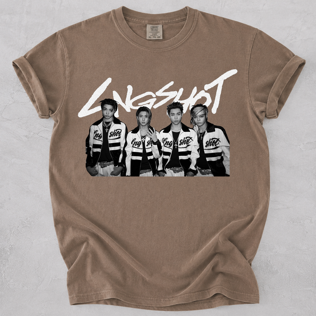 LNGSHOT Kpop Fan Shirt Vintage Group Photo Comfort Colors Tee