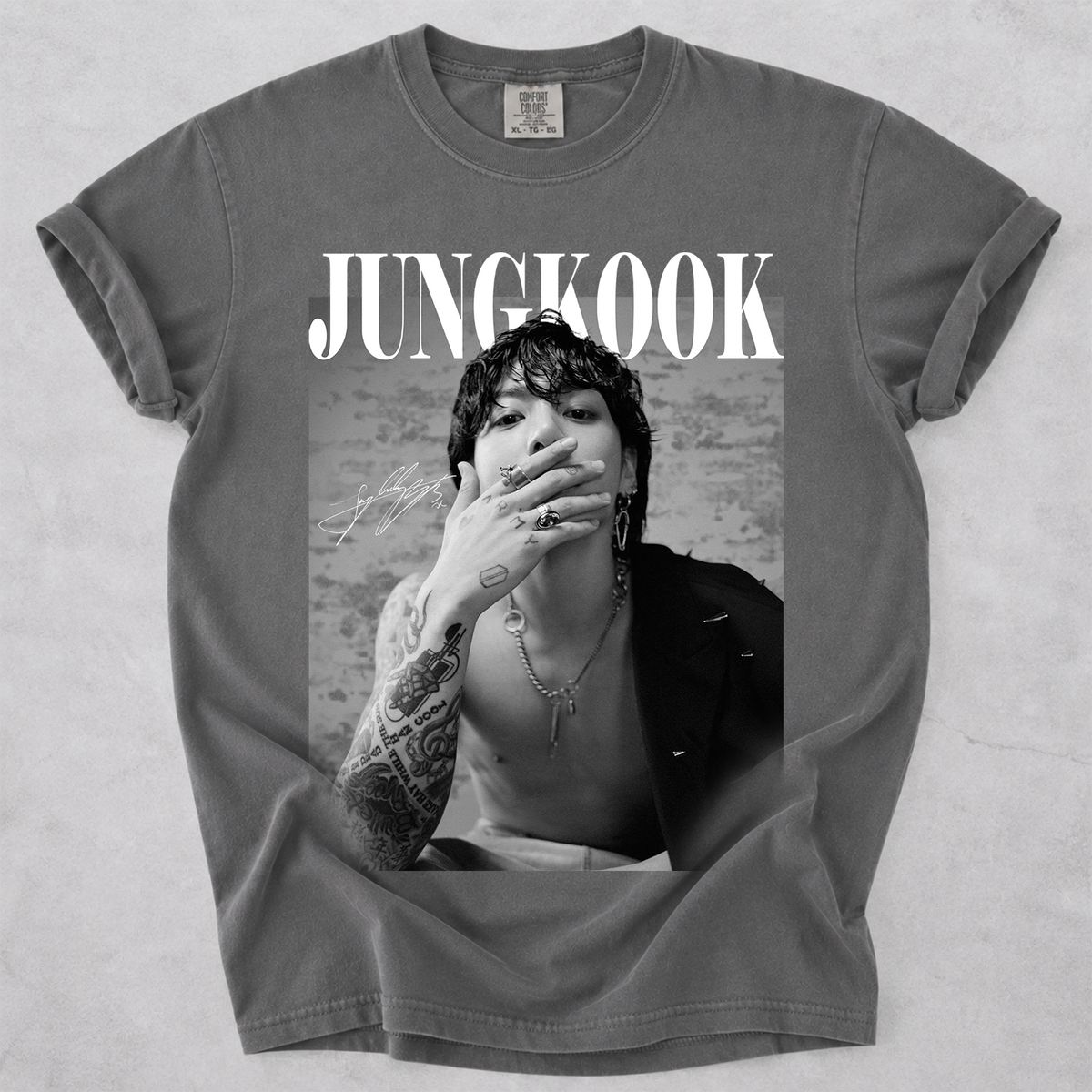 Jungkook BTS Graphic Tee Unisex Oversized Tops