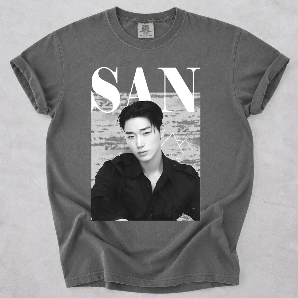 SAN Kpop Fan Shirt Vintage Portrait Comfort Colors Tee