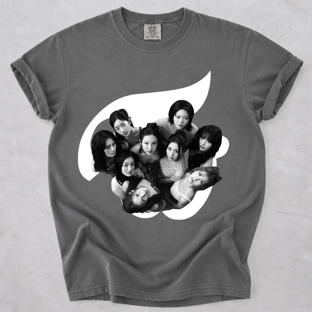 TWICE Kpop Fan Shirt Group Graphic Comfort Colors Tee