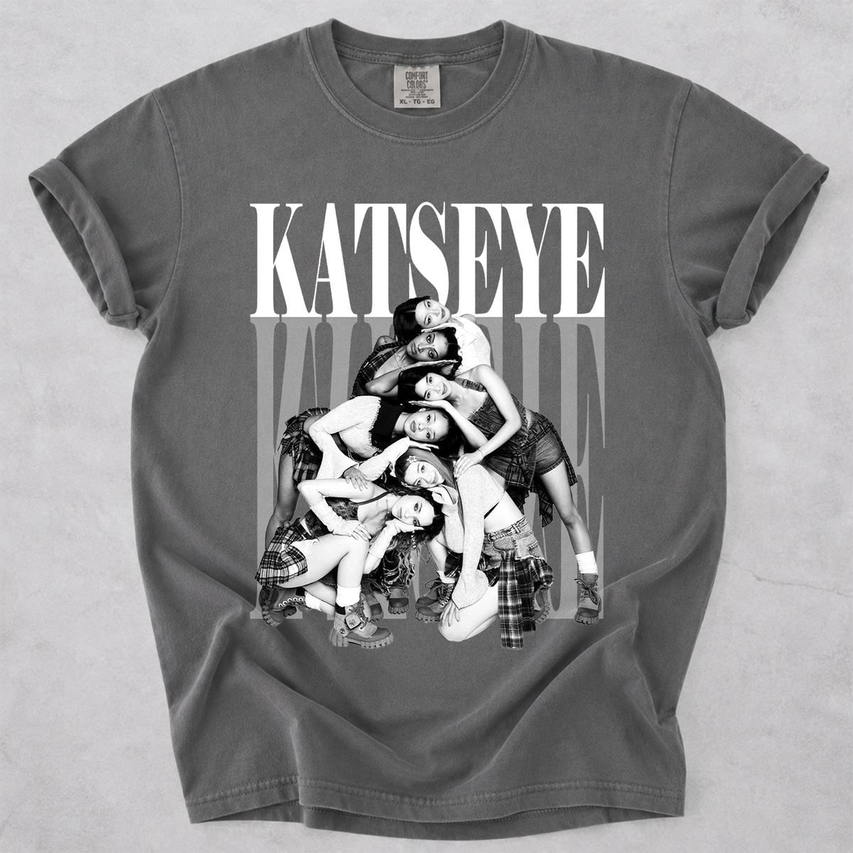 KATSEYE Vintage Photo Tee Kpop Comfort Colors Shirt