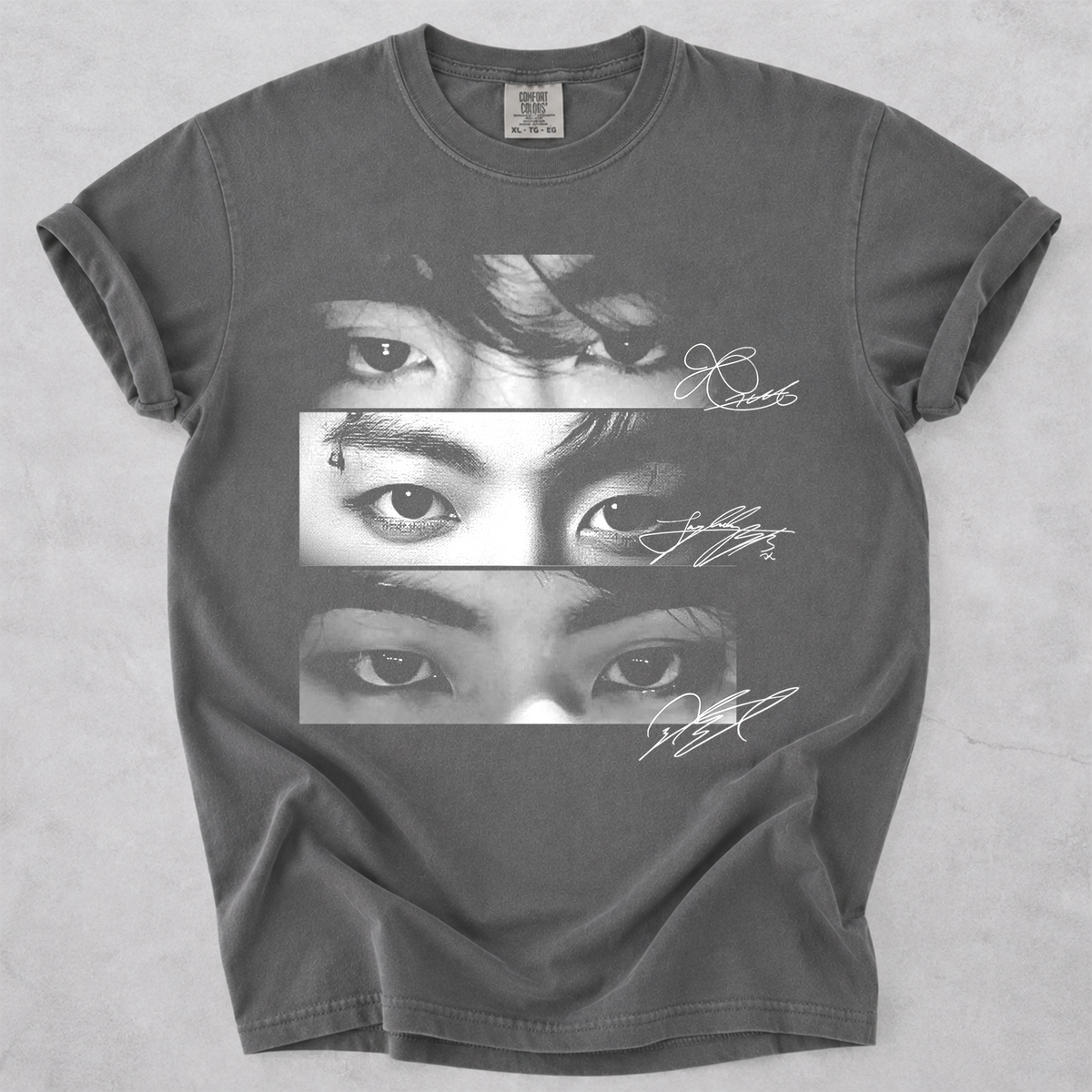 BTS Eyes Tee – Taehyung, Jungkook & Jin Shirt