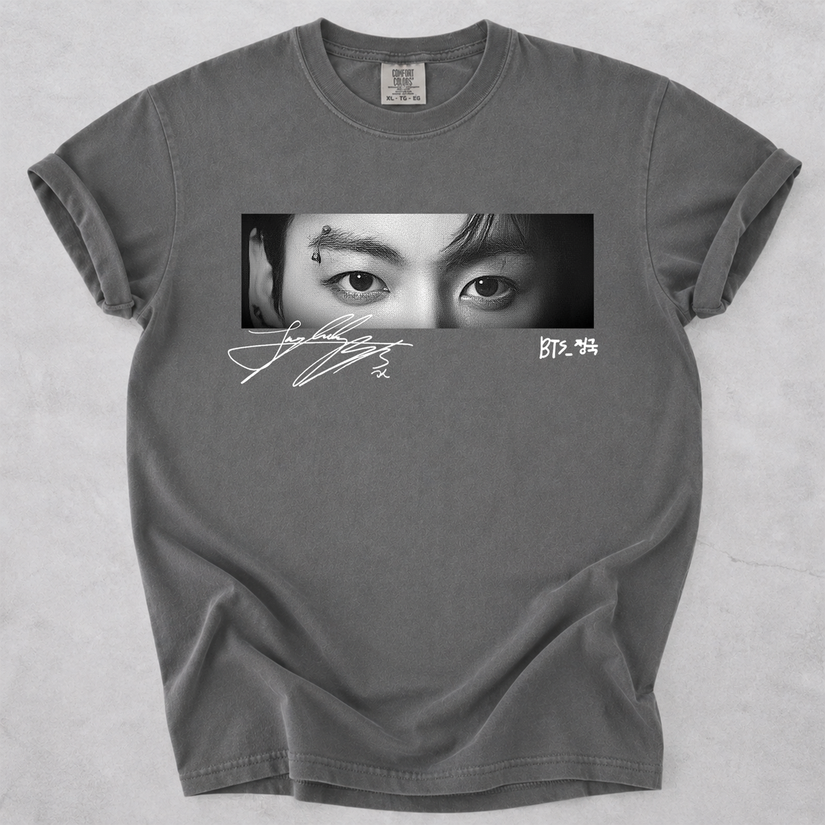 Jungkook Eyes BTS Crewneck T-Shirt Gift For Fan