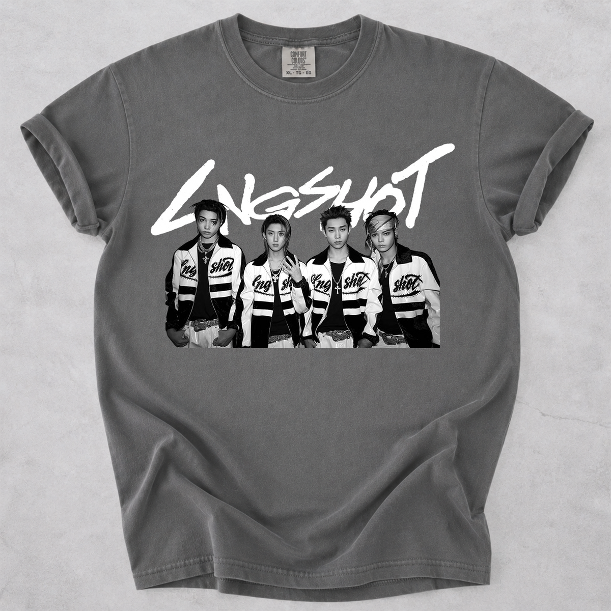 LNGSHOT Kpop Fan Shirt Vintage Group Photo Comfort Colors Tee