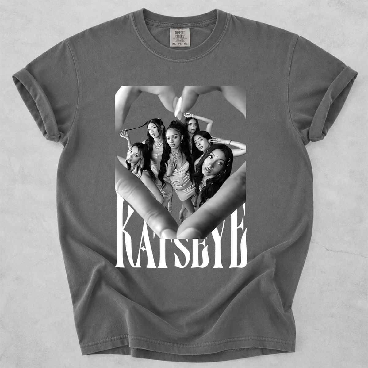 KATSEYE Fan Graphic Tee Group Portrait Comfort Colors Shirt