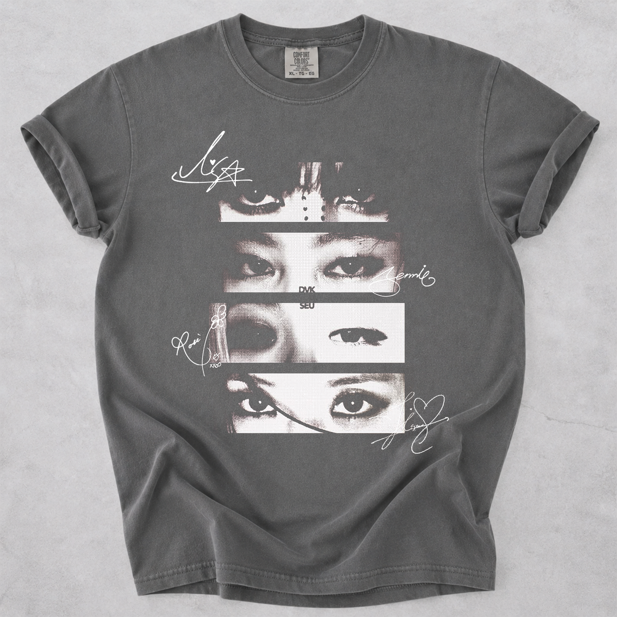 Kpop BLACKPINK Eyes Graphic Comfort Colors T-Shirt