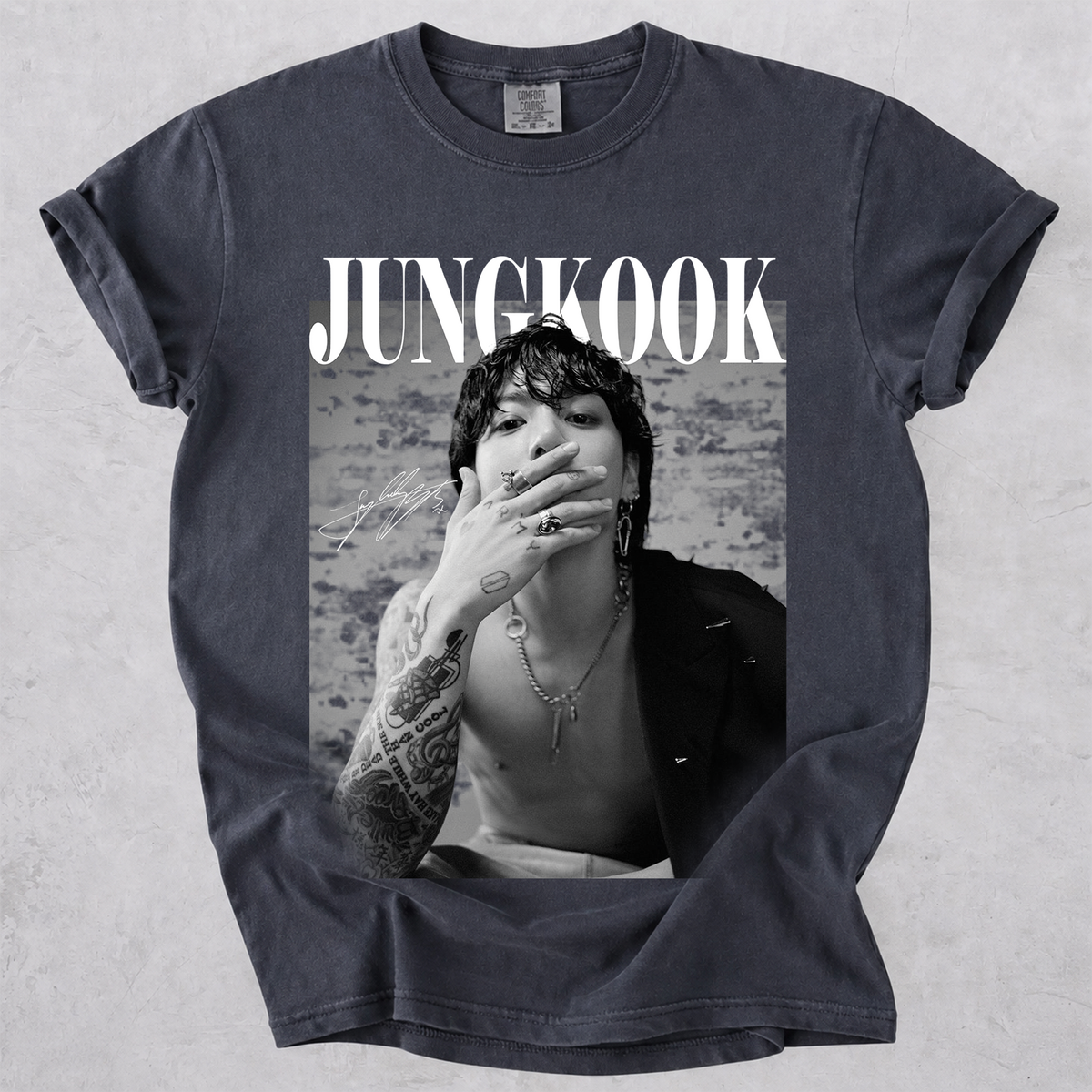 Jungkook BTS Graphic Tee Unisex Oversized Tops
